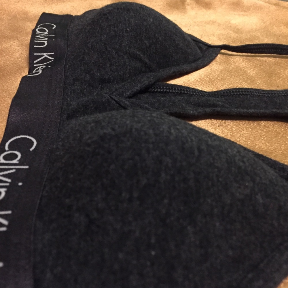 Calvin Klein Racerback Bralette-Removable Padding - Picture 2 of 6